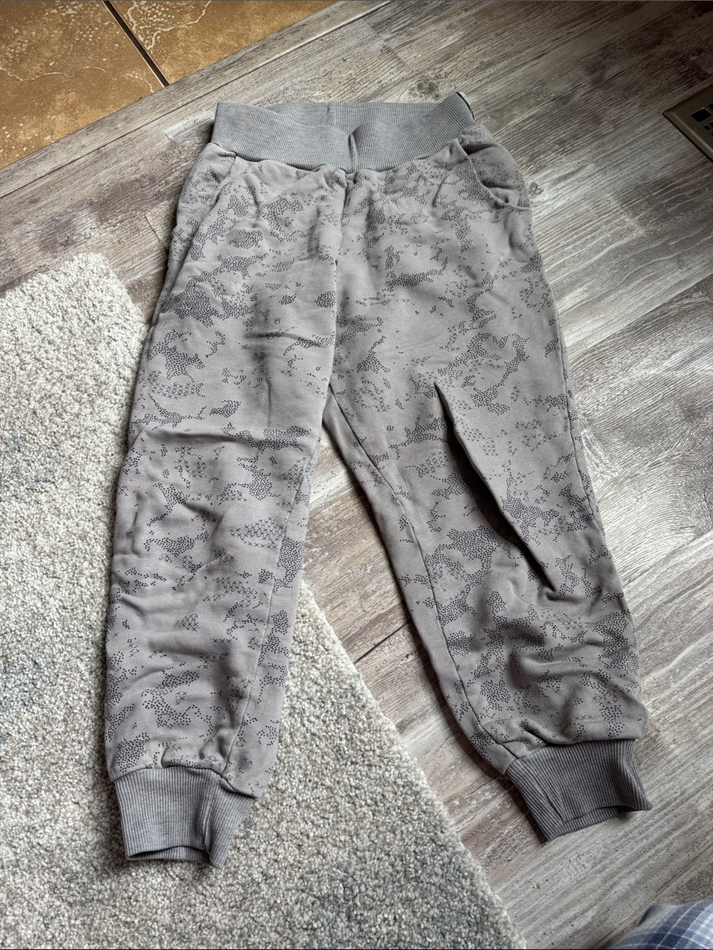 Maaji Light Gray Camo-Print Joggers